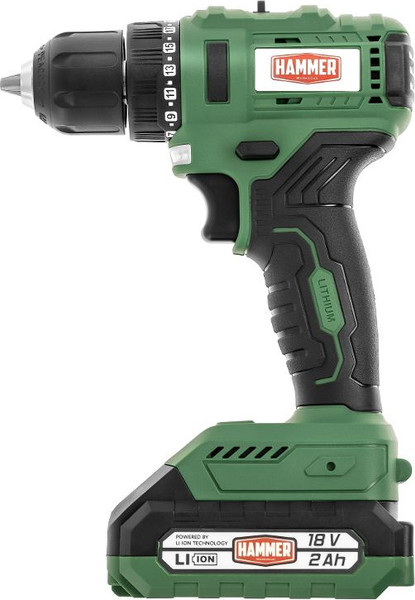 Изображение товара Аккумуляторная дрель-шуруповерт Hammer ACD18BLC