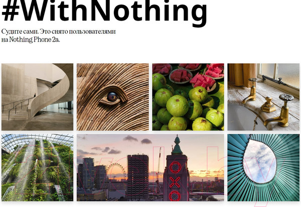 Изображение товара Смартфон Nothing Phone 2A 12GB/256GB (белый)