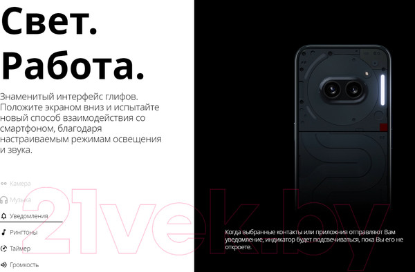 Изображение товара Смартфон Nothing Phone 2A 12GB/256GB (белый)