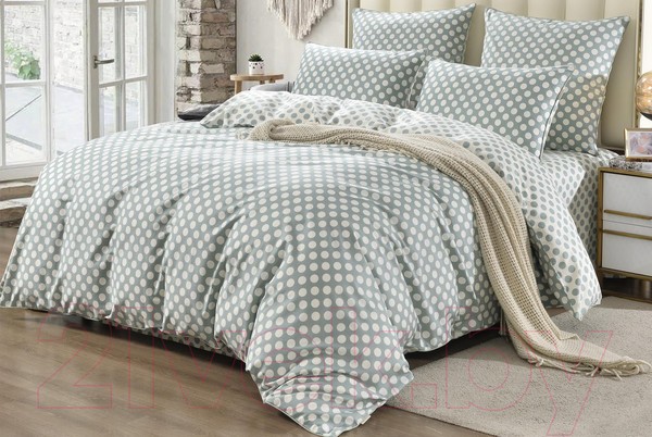 Изображение товара Комплект постельного белья Sofi de Marko Модест 7Е / 7Е-5700 (зеленый)