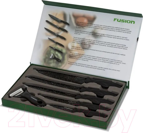 Изображение товара Набор ножей FUSION Electronics SKP6001 (черный)