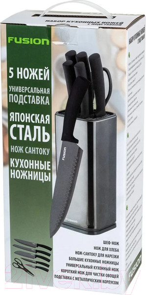 Изображение товара Набор ножей FUSION Electronics SKSS6103 (серебристый)