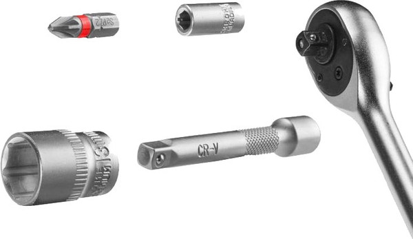 Изображение товара Набор головок, бит Einhell 49109022 (37шт)