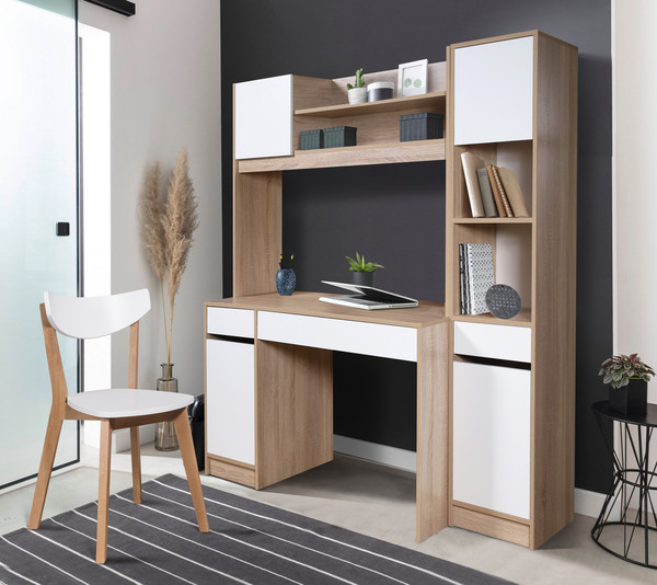 Изображение товара Письменный стол Мебель-Класс Вегас-1 (белый/дуб сонома)