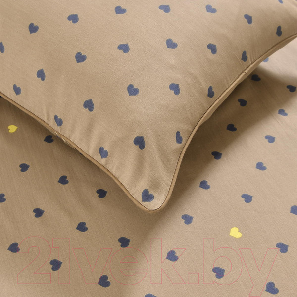 Изображение товара Комплект постельного белья Sofi de Marko Лайки 7Е / 7Е-5671 (шоколадный)