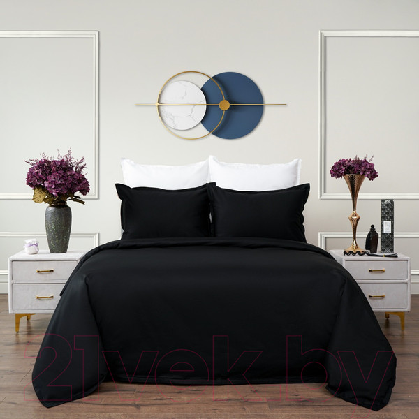 Изображение товара Комплект постельного белья Sofi de Marko Селина 7Е / 7Е-С-Сл-чер (черный)