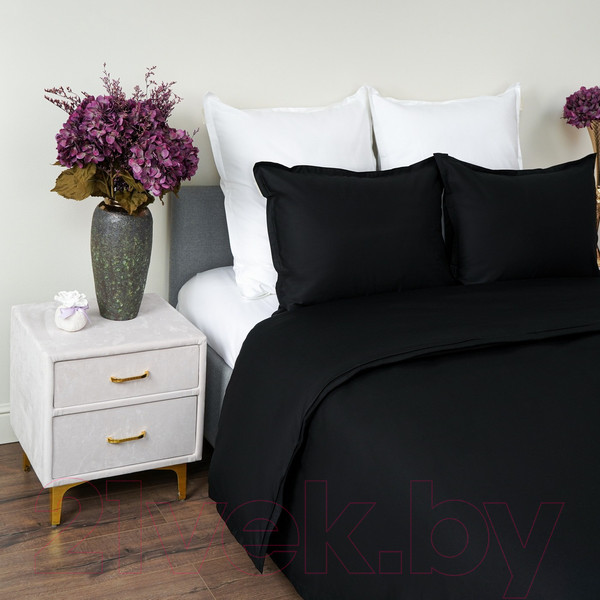 Изображение товара Комплект постельного белья Sofi de Marko Селина 7Е / 7Е-С-Сл-чер (черный)