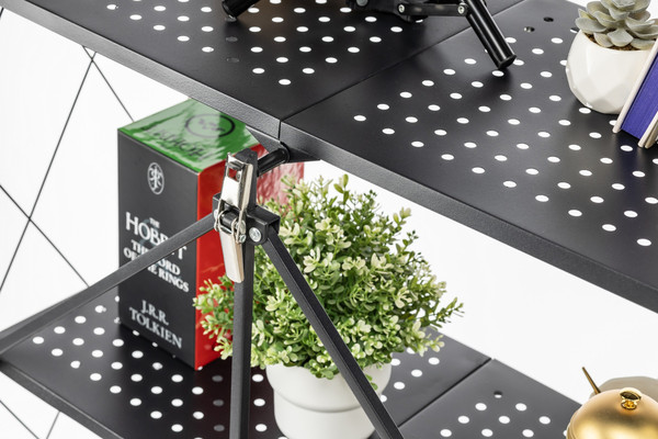 Изображение товара Стеллаж Mio Tesoro Tirus Mini MCS1032-3 (черный)