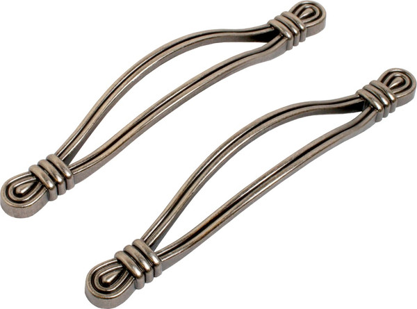 Изображение товара Ручка для мебели StahlBuro C2510-128 (2шт, состаренное серебро)