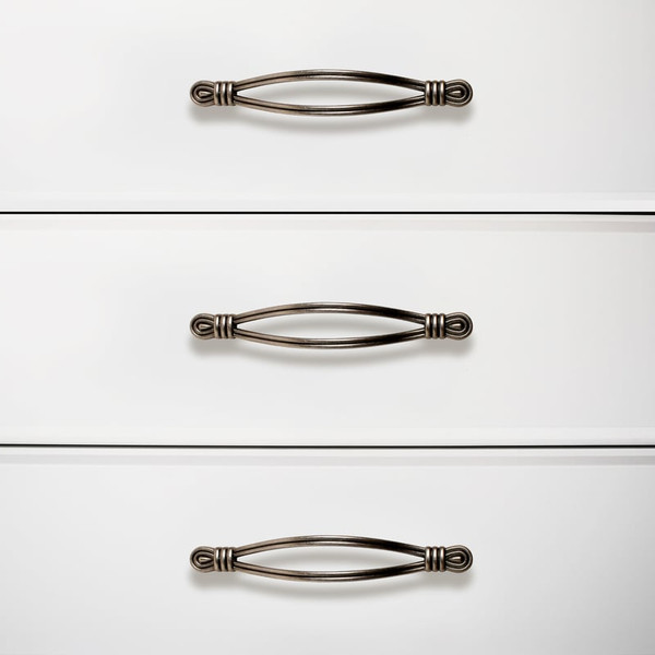 Изображение товара Ручка для мебели StahlBuro C2510-128 (2шт, состаренное серебро)