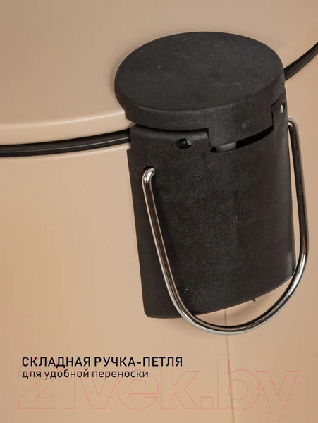 Изображение товара Мусорное ведро Orion Home 410072 (7л, бежевый матовый)