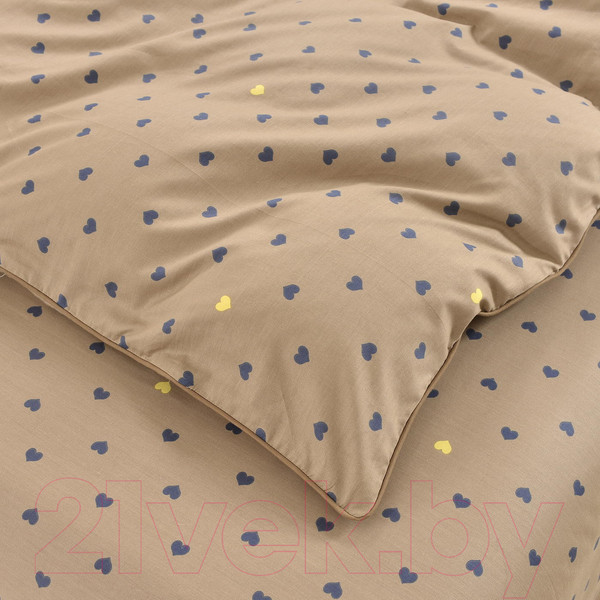 Изображение товара Комплект постельного белья Sofi de Marko Лайки 2х / 2х-5671 (шоколадный)