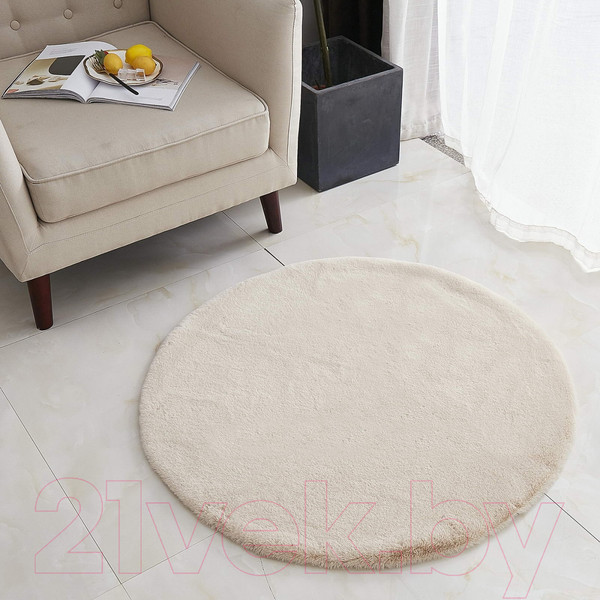 Изображение товара Коврик Sofi de Marko Плюшевый 150х150 / Ков-П-Бж-150Д (бежевый)