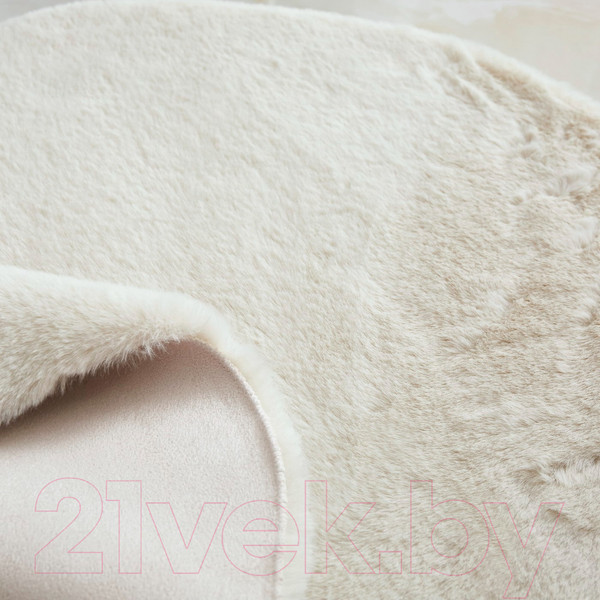 Изображение товара Коврик Sofi de Marko Плюшевый 100х100 / Ков-П-К-100Д (кремовый)