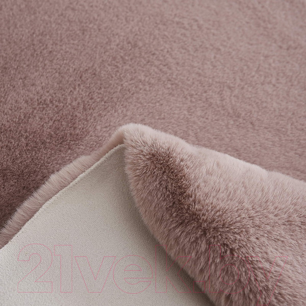 Изображение товара Коврик Sofi de Marko Плюшевый 100х100 / Ков-П-Пр-100Д (пепельно-розовый)