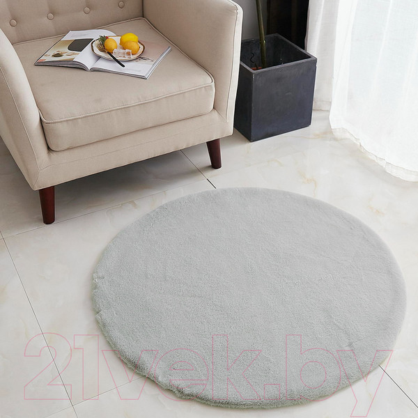 Изображение товара Коврик Sofi de Marko Плюшевый 150х150 / Ков-П-С-150Д (серый)