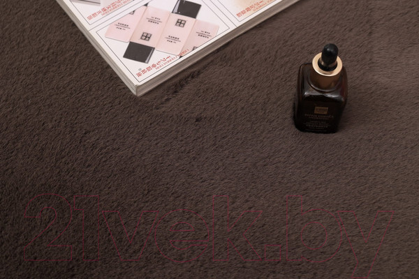 Изображение товара Коврик Sofi de Marko Плюшевый 100х100 / Ков-П-Ш-100Д (шоколадный)