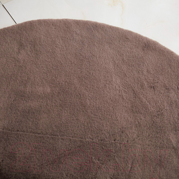 Изображение товара Коврик Sofi de Marko Плюшевый 150х150 / Ков-П-Ш-150Д (шоколадный)