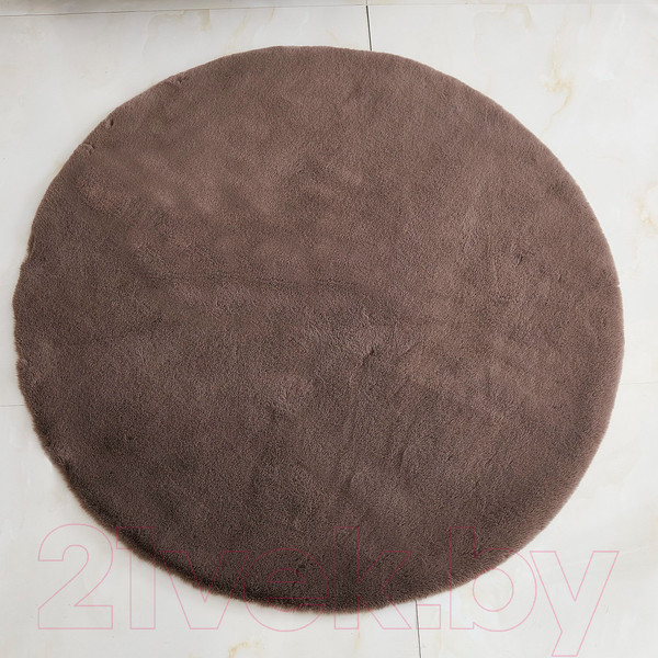 Изображение товара Коврик Sofi de Marko Плюшевый 150х150 / Ков-П-Ш-150Д (шоколадный)