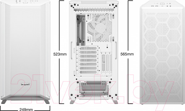 Изображение товара Корпус для компьютера Be quiet! Dark Base 701 White (BGW59)