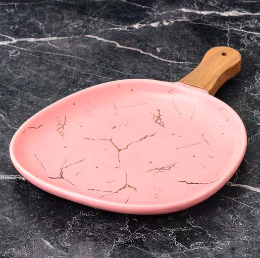 Изображение товара Блюдо ЭСТЕТ Золотой мрамор микс / ЭТ-73639