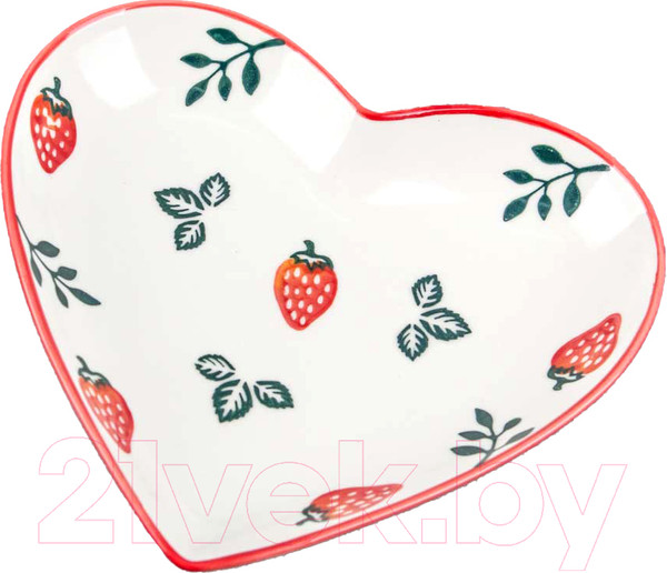 Изображение товара Блюдо ЭСТЕТ Клубника сердце / ЭТ-73767
