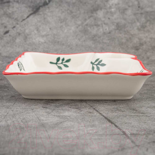 Изображение товара Блюдо для снеков ЭСТЕТ Клубника / ЭТ-73773