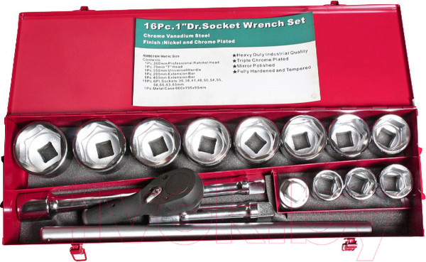 Изображение товара Набор головок слесарных JTC JTC-H816M 