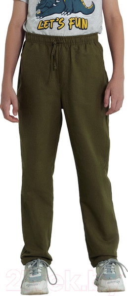 Изображение товара Штаны детские Mark Formelle 183377 (р.128-64-57, серый хаки)