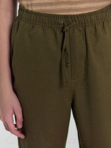 Изображение товара Штаны детские Mark Formelle 183377 (р.128-64-57, серый хаки)