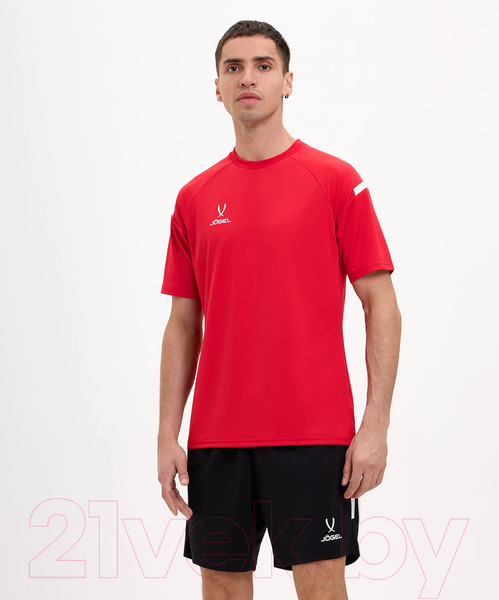 Изображение товара Футболка игровая футбольная Jogel Camp 2 Training Poly Tee (XXXL, красный)