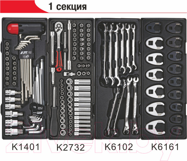 Изображение товара Тележка инструментальная JTC JTC-3931+5639+578