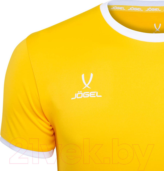 Изображение товара Футболка игровая футбольная Jogel Camp Origin Jersey / JFT-1020-K (XS, желтый/белый)