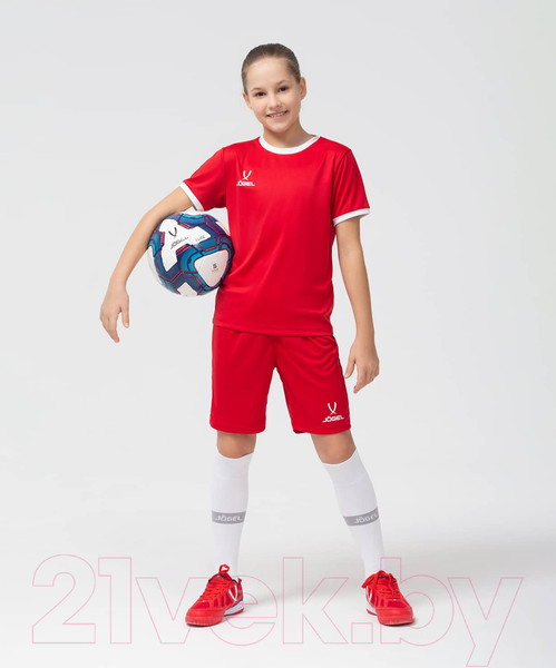 Изображение товара Футболка игровая футбольная Jogel Camp Origin Jersey / JFT-1020-K (YL, красный/белый)