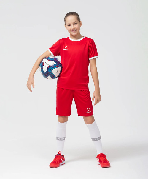 Изображение товара Футболка игровая футбольная Jogel Camp Origin Jersey / JFT-1020-K (YXXS, красный/белый)