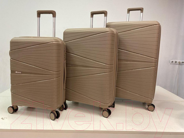 Изображение товара Чемодан на колесах Mironpan 23103 (S, светло-серый)