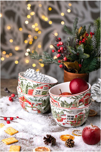 Изображение товара Салатник Certified Дом снеговика-1 / CER37258-3