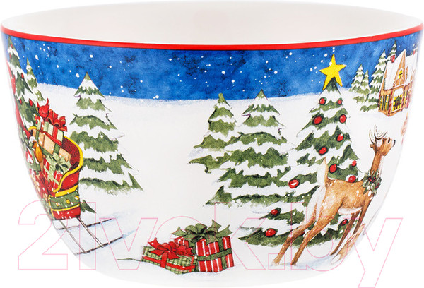 Изображение товара Салатник Certified Мастерская Санта-Клауса Зайчонок и бельчонок / CER37273-1