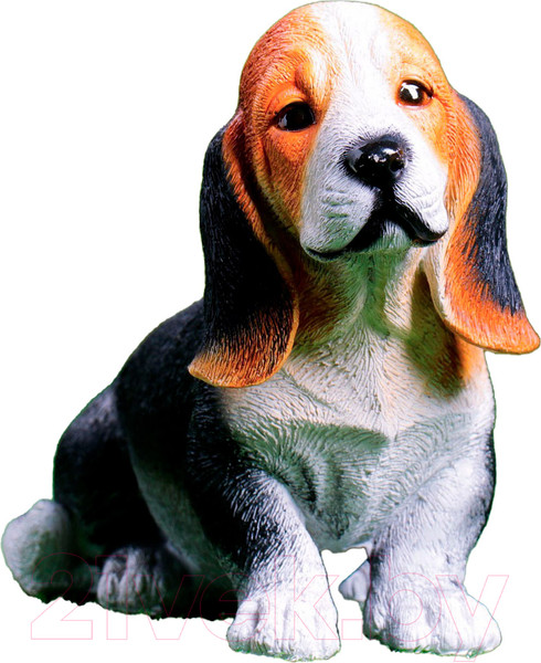 Изображение товара Фигурка для сада Хорошие сувениры Щенок бассет хаунда сидячая / 3585210