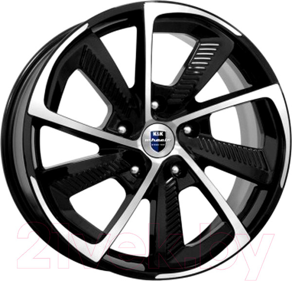 Изображение товара Литой диск K&K (КС687) 8x18 5x127мм DIA 71.6мм ET 56.4мм (Алмаз черный)