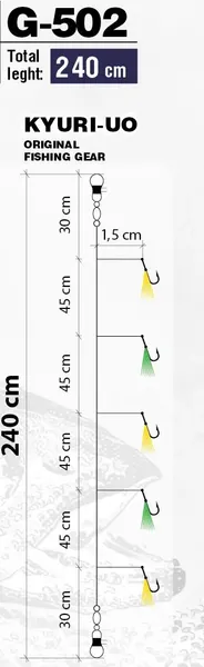 Изображение товара Комплект оснастки для приманки Higashi G-502 #12 Mix 4 / 05798