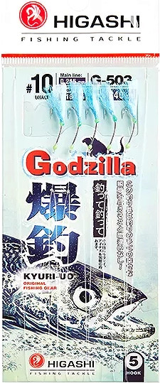 Изображение товара Комплект оснастки для приманки Higashi G-503 #10 Blue / 05508_5238