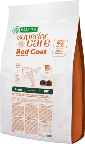 Изображение товара Сухой корм для собак Nature's Protection SC Red Coat Grain Free Lamb / NPSC47237 (10кг)