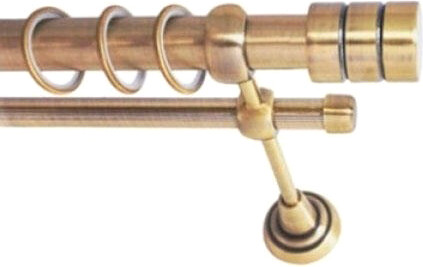 Изображение товара Набор наконечников для карниза Lm Decor YF088 Цилиндр 19мм (2шт, антик)