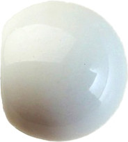 Изображение товара Набор наконечников для карниза Lm Decor YF124 Шар малый 19мм (2шт, белый глянец)