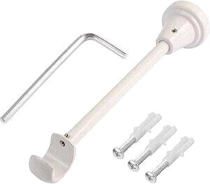 Изображение товара Кронштейн для карниза Lm Decor Одинарный D25мм (белый глянец)