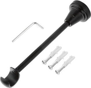 Изображение товара Кронштейн для карниза Lm Decor Одинарный D25мм (черный матовый)