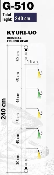 Изображение товара Комплект оснастки для приманки Higashi G-510 #11 Mix 4 / 05801