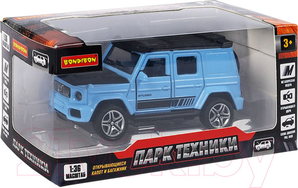 Изображение товара Масштабная модель автомобиля Bondibon Парк Техники / ВВ6418