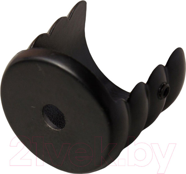 Изображение товара Кронштейн для карниза Lm Decor Торцевой D19мм (черный матовый)